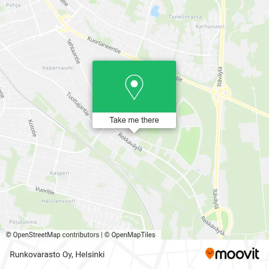 Runkovarasto Oy map