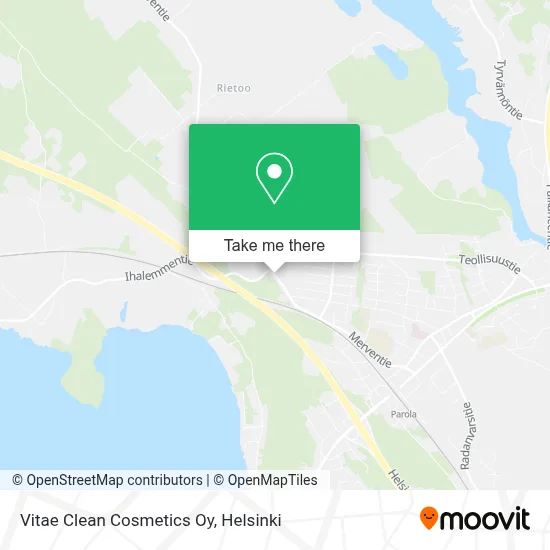 Vitae Clean Cosmetics Oy map