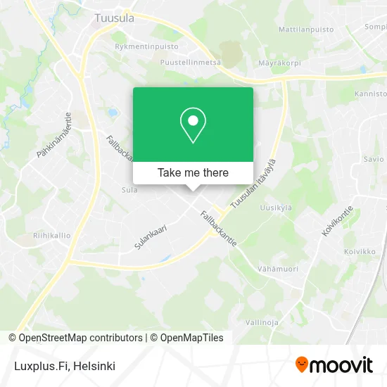 Luxplus.Fi map