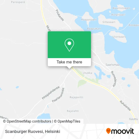 Scanburger Ruovesi map