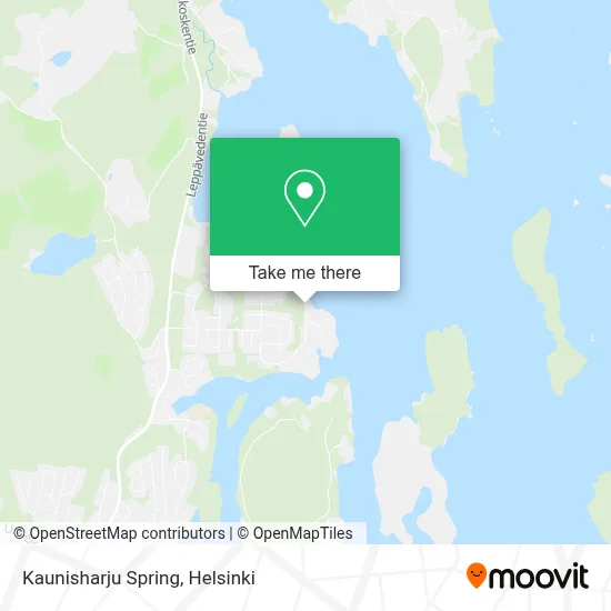 Kaunisharju Spring map