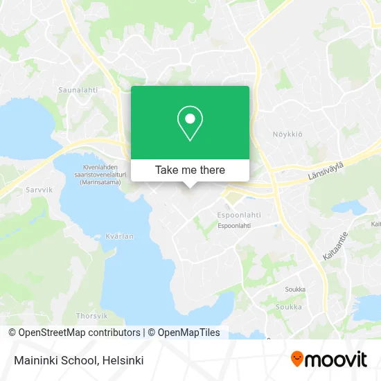 Maininki School map
