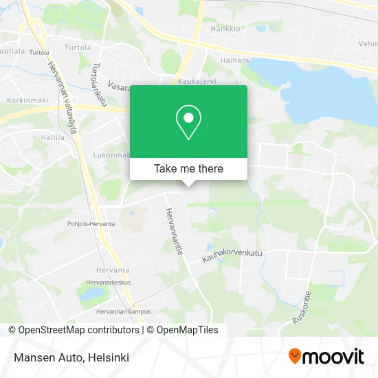 Mansen Auto map