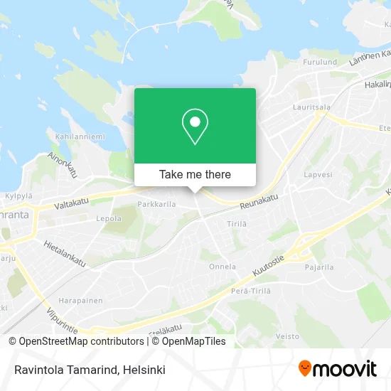 Ravintola Tamarind map