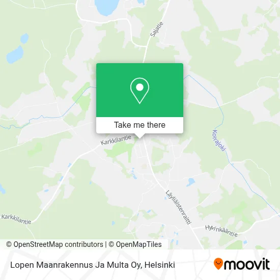 Lopen Maanrakennus Ja Multa Oy map