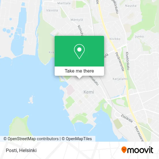 Posti map
