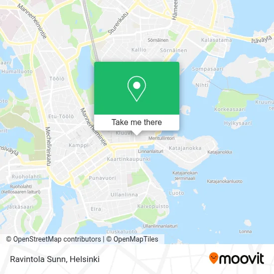 Ravintola Sunn map