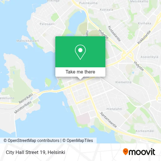 City Hall Street 19 map