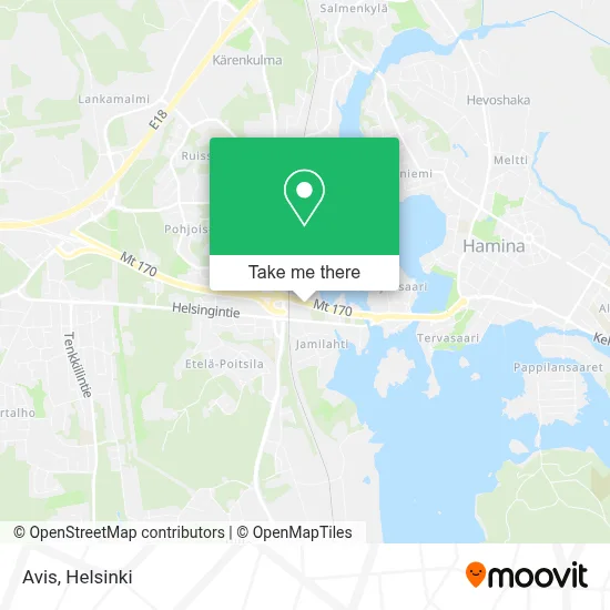 Avis map