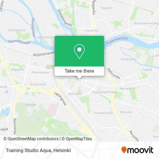 Training Studio Aqua map