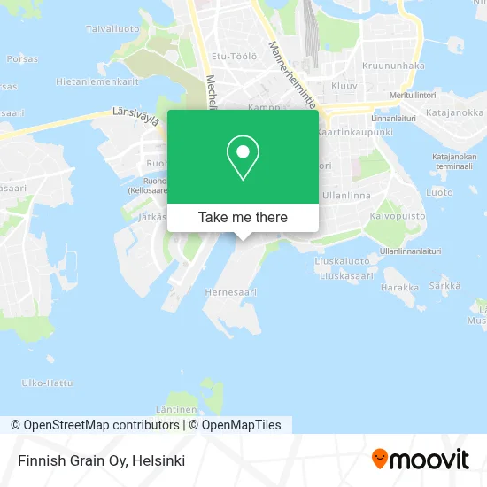 Finnish Grain Oy map