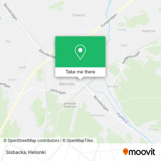 Sisbacka map