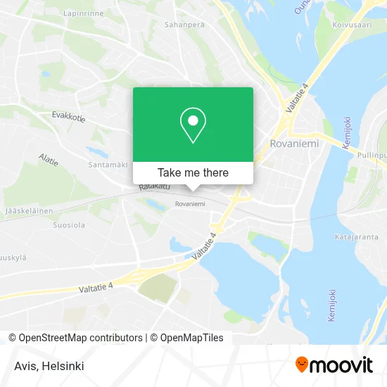Avis map