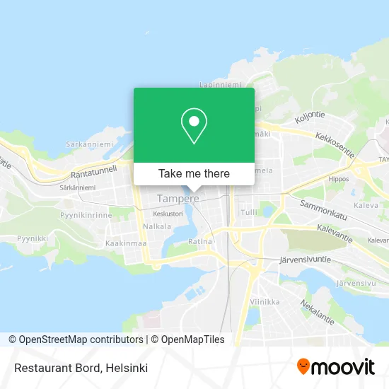 Restaurant Bord map