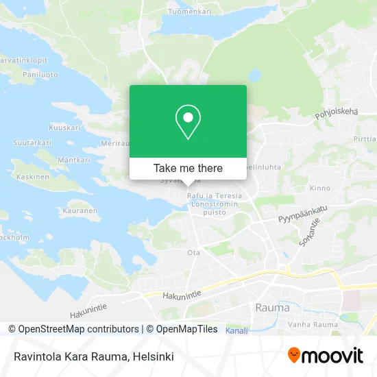 Ravintola Kara Rauma map