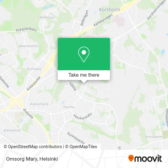 Omsorg Mary map
