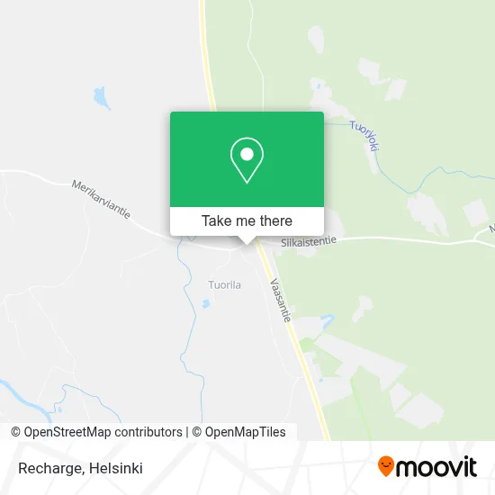 Recharge map