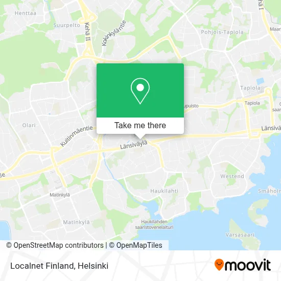 Localnet Finland map