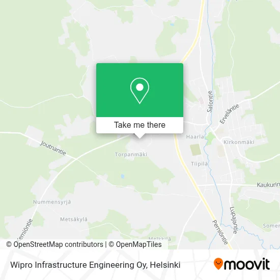 Wipro Infrastructure Engineering Oy map