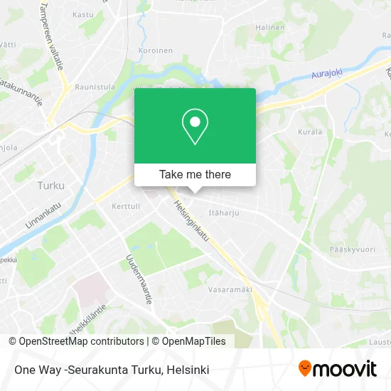 One Way -Seurakunta Turku map