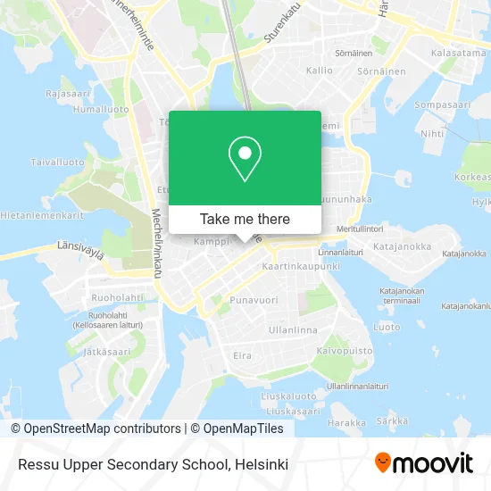 Ressu Upper Secondary School map