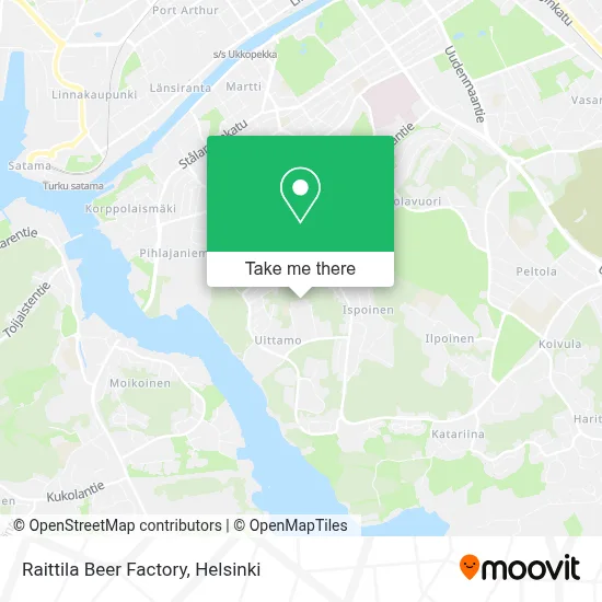 Raittila Beer Factory map
