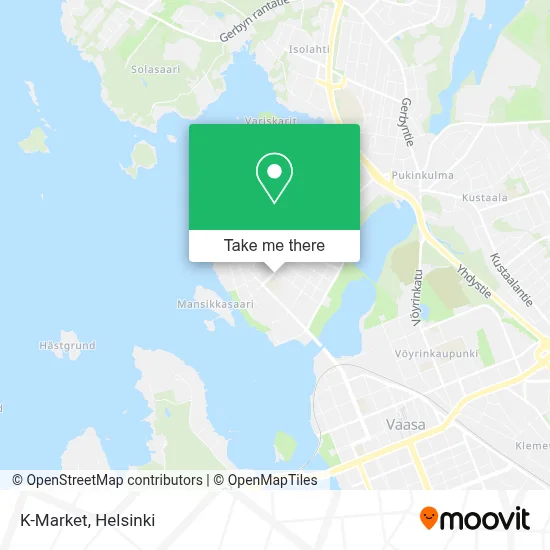K-Market map