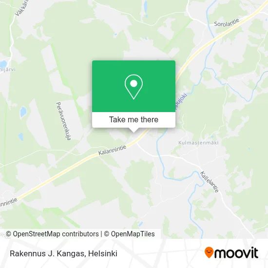Rakennus J. Kangas map