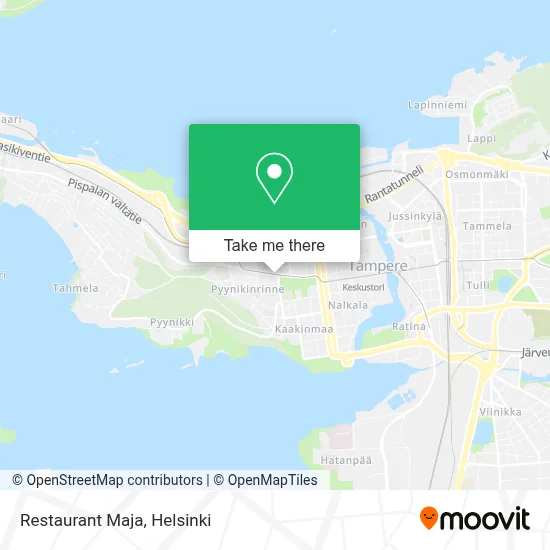 Restaurant Maja map