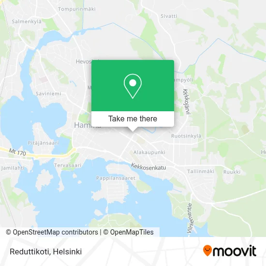 Reduttikoti map
