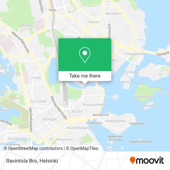 Ravintola Bro map