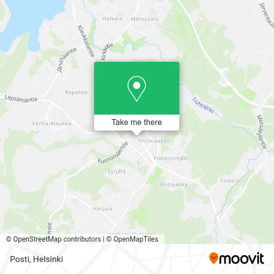Posti map