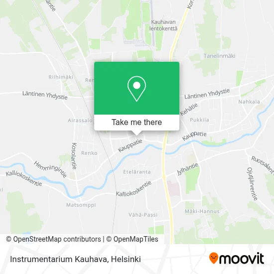 Instrumentarium Kauhava map