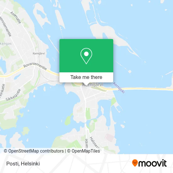 Posti map