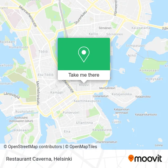 Restaurant Caverna map