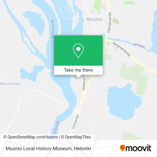 Muonio Local History Museum map