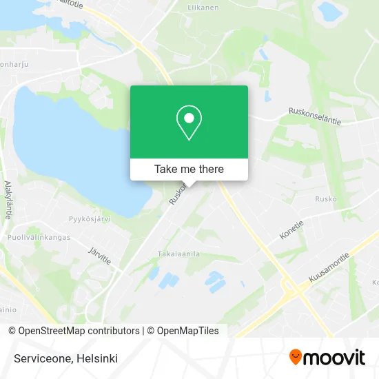Serviceone map