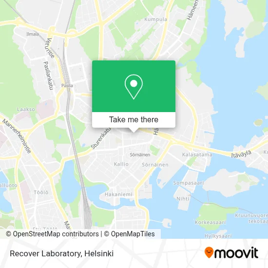 Recover Laboratory map