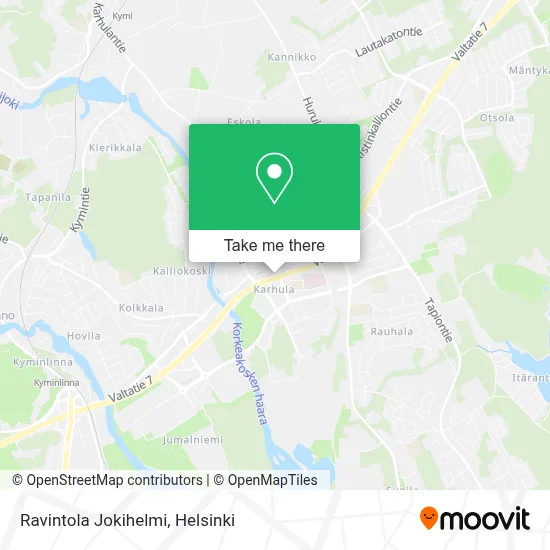 Ravintola Jokihelmi map