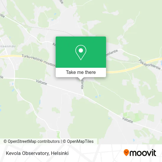 Kevola Observatory map