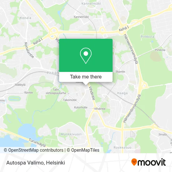 Autospa Valimo map