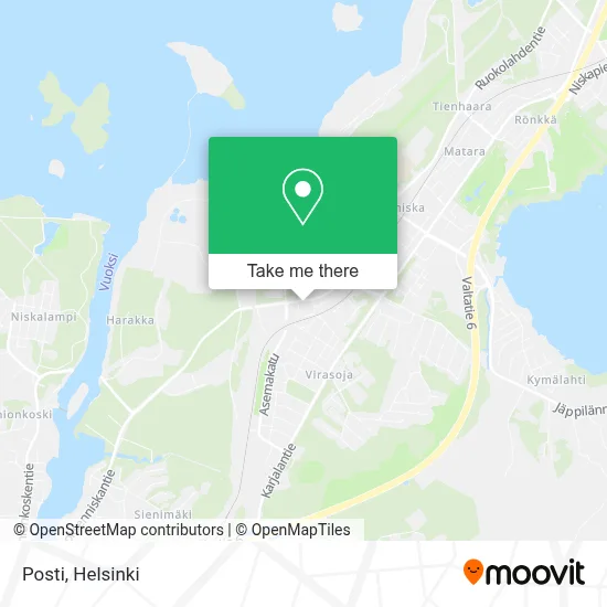 Posti map