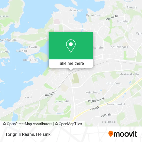 Torigrilli Raahe map