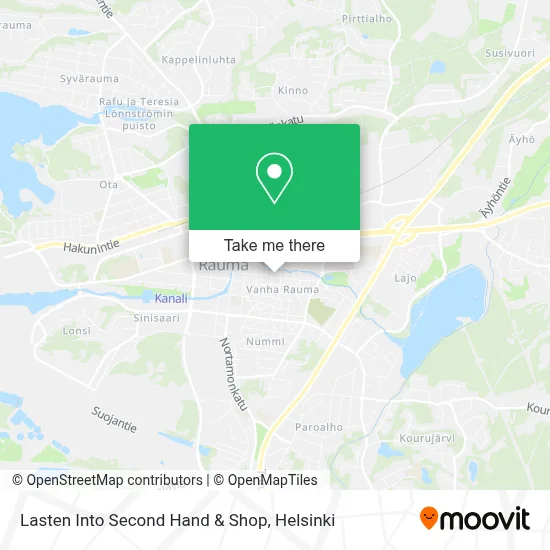 Lasten Into Second Hand & Shop map