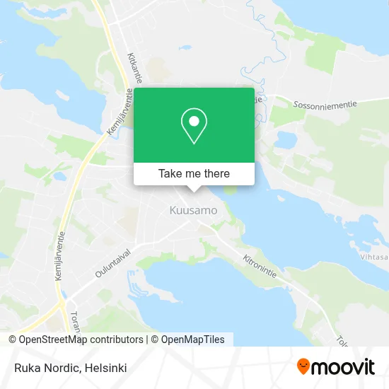 Ruka Nordic map
