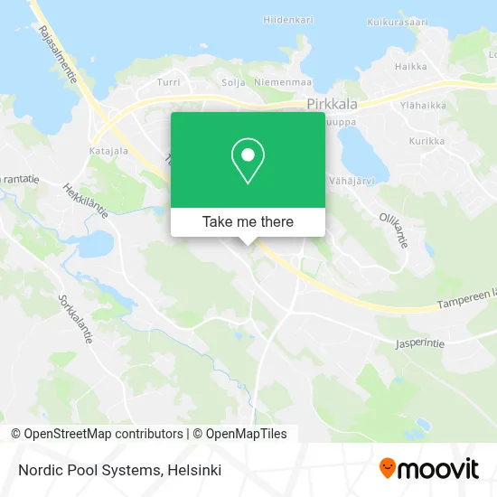 Nordic Pool Systems map
