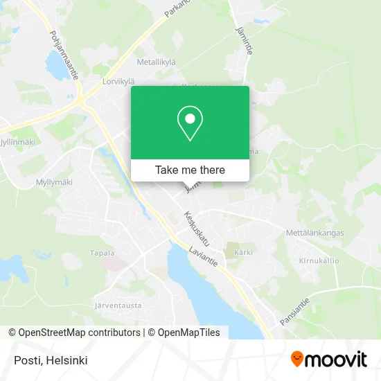 Posti map