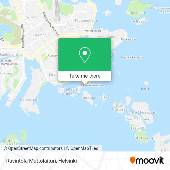 Ravintola Mattolaituri map