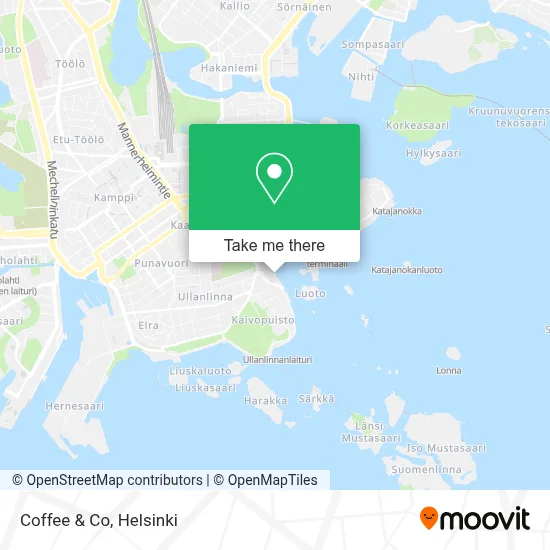 Coffee & Co map