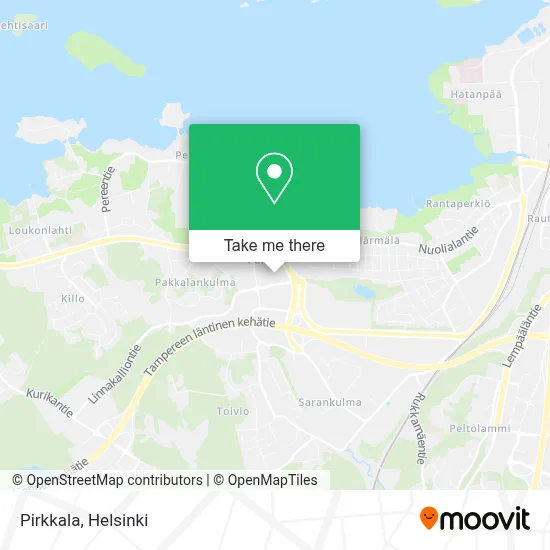 Pirkkala map